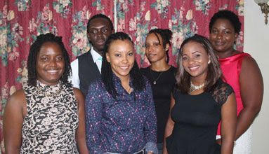 The first scholarship recipients in 2015.